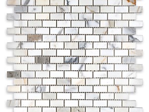 Calacatta Gold Marble Mini Brick